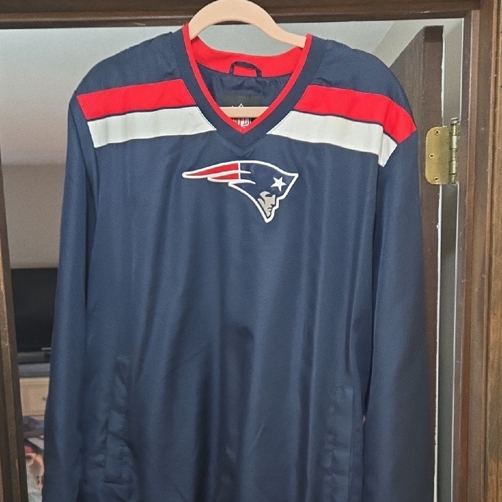 New England Patriots Navy Pullover